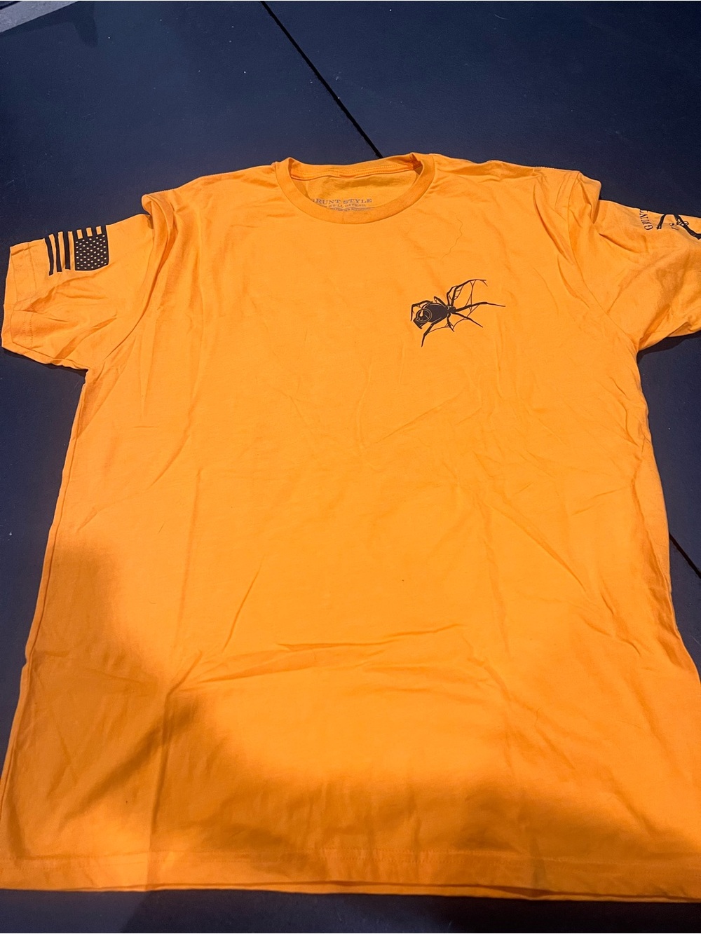 Grunt style Halloween Orange Short-Sleeve Graphic Tee